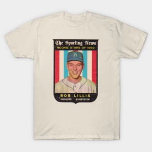 VINTAGE BASEBALL - THE SPORTING NEWS BOB LILLIS T-Shirt